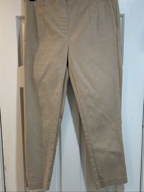 J. Jill Khaki Zip Pockets Trousers